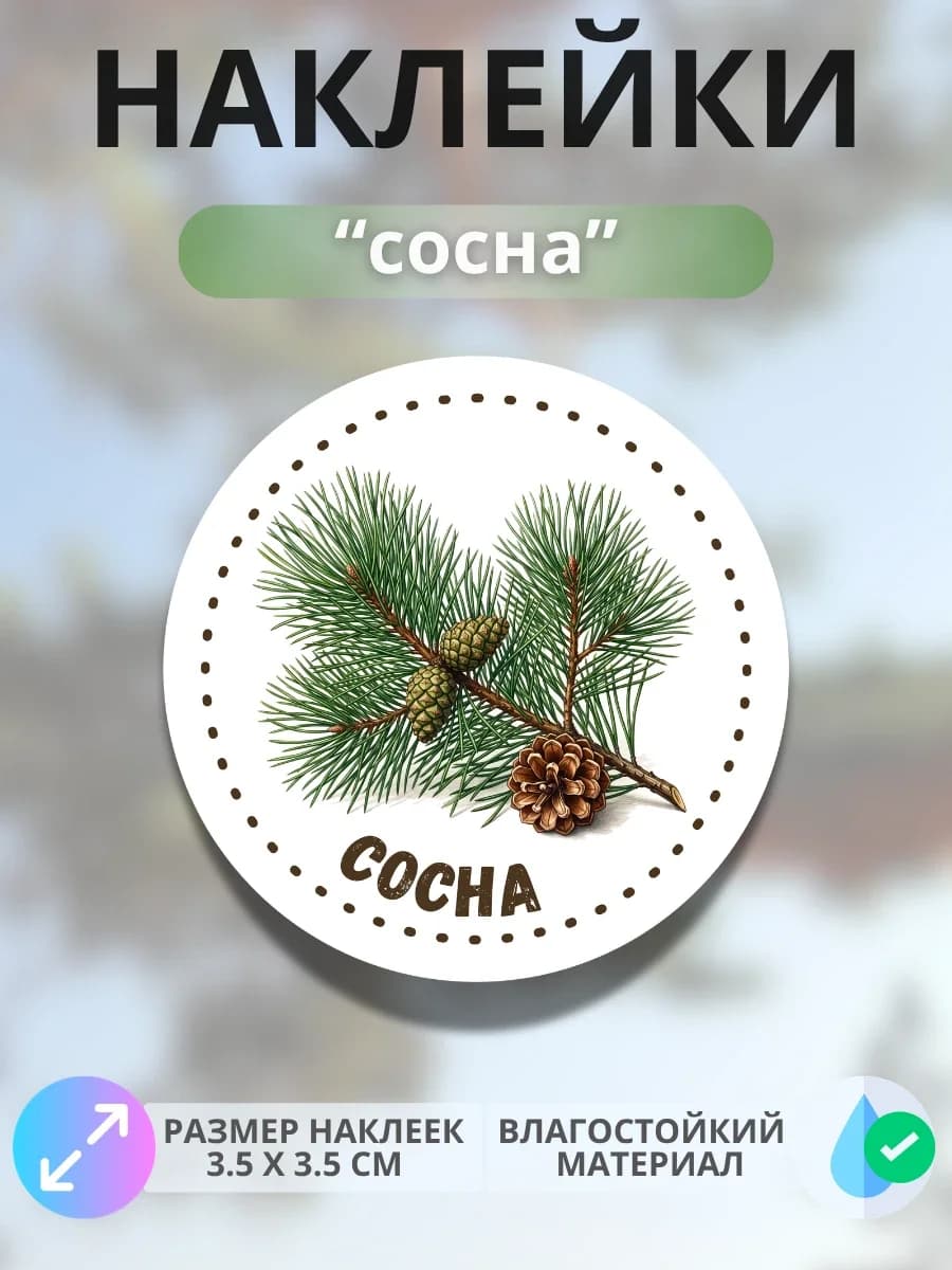 Наклейки «Сосна»
