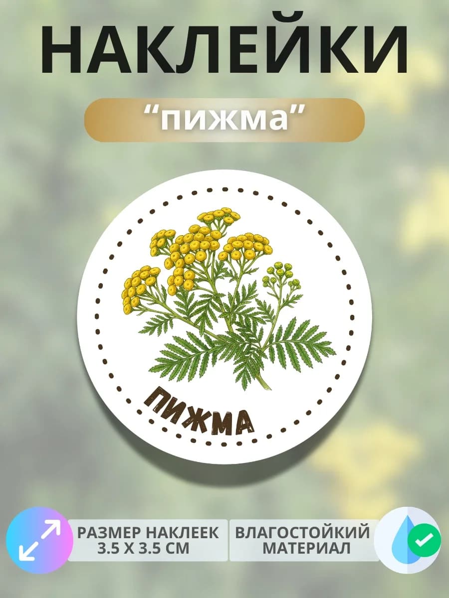 Наклейки «Пижма»
