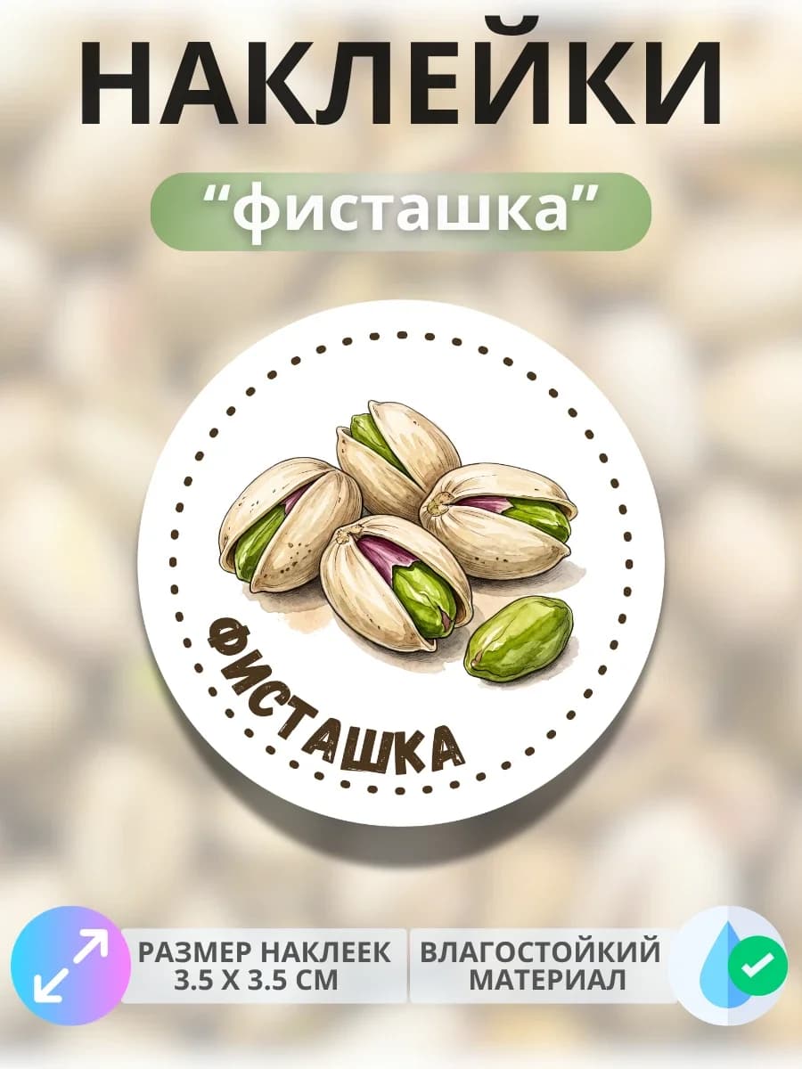 Наклейки «Фисташка»